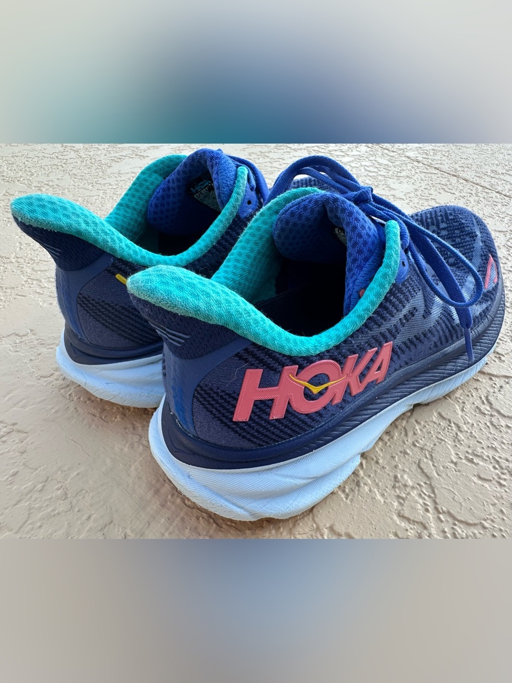 Hoka One One Clifton 9 Bellwether Blue Running Shoes Women’s Size 6.5 Clean - Picture 13 of 15